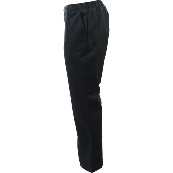 NWT LANDS' END UNIFORM GIRL'S IRON KNEE ELASTIC WAIST BLENDED CHINO PANTS 8 PLUS - Picture 3 of 8